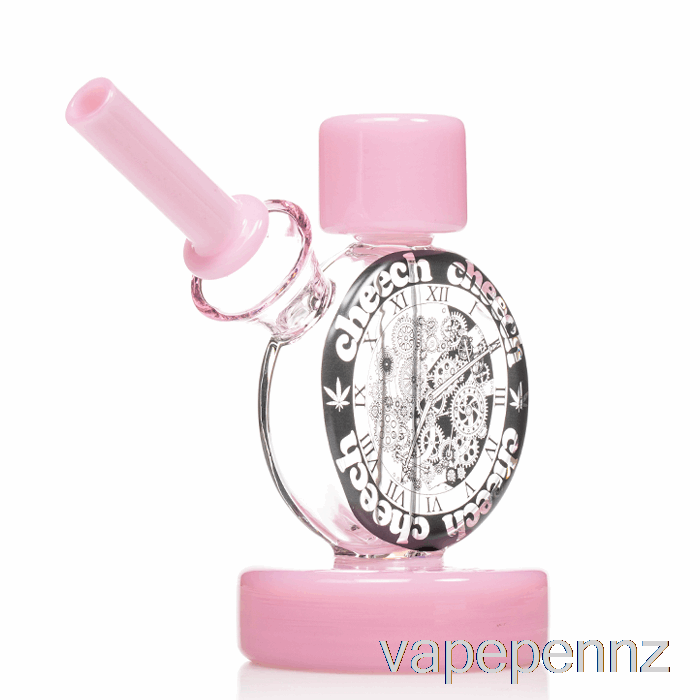 Cheech Clock Bubbler Pink VAPE NZ